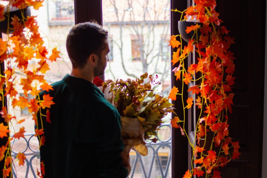 flores para halloween